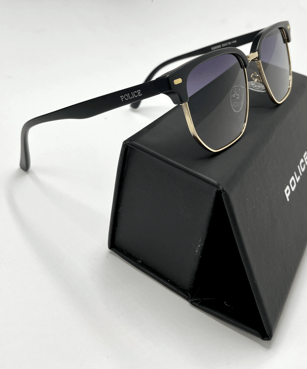 عینک آفتابی برند پلیس - مشکی طلایی