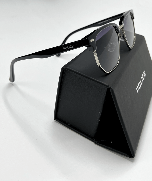 عینک آفتابی برند پلیس - مشکی نقره ای
