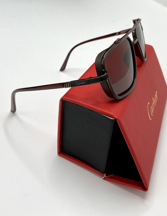 عینک آفتابی برند کارتیر قهوهای